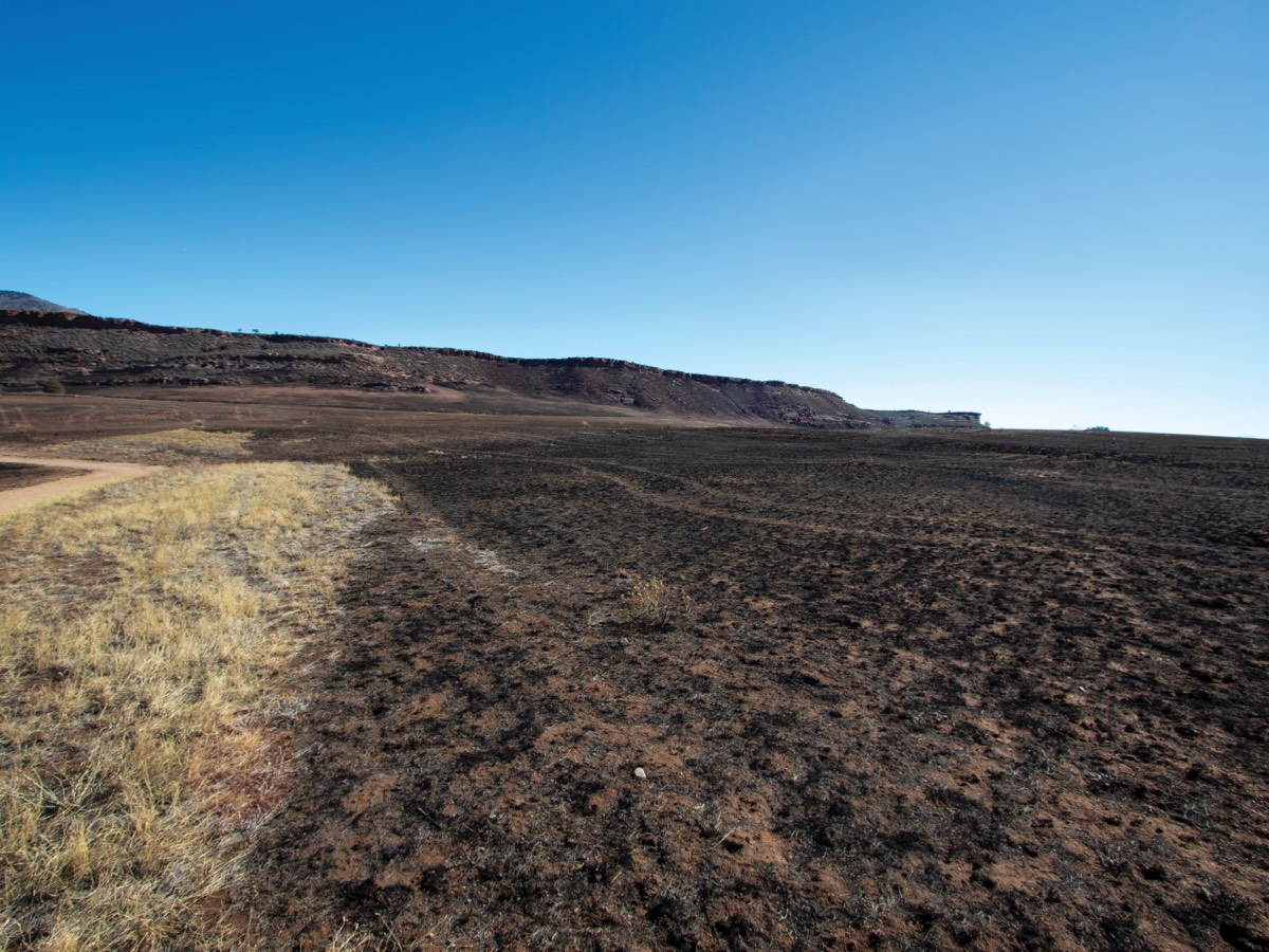 view of dry range from distance